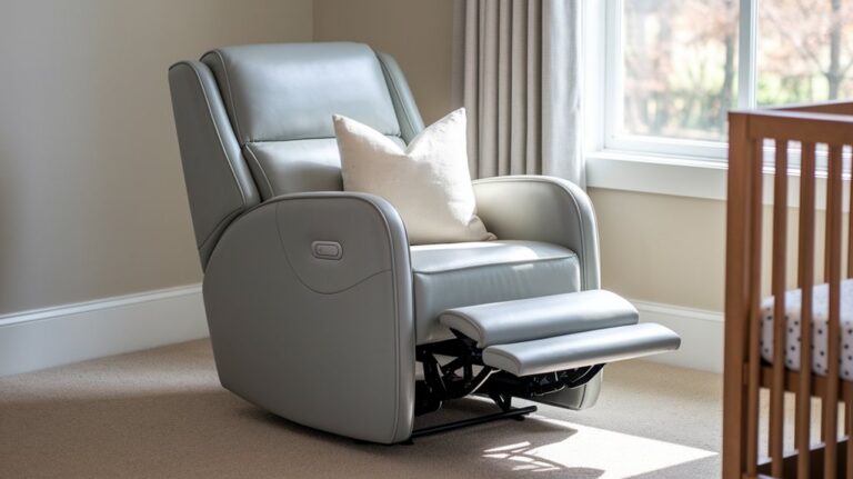 comfortable nursery seating option