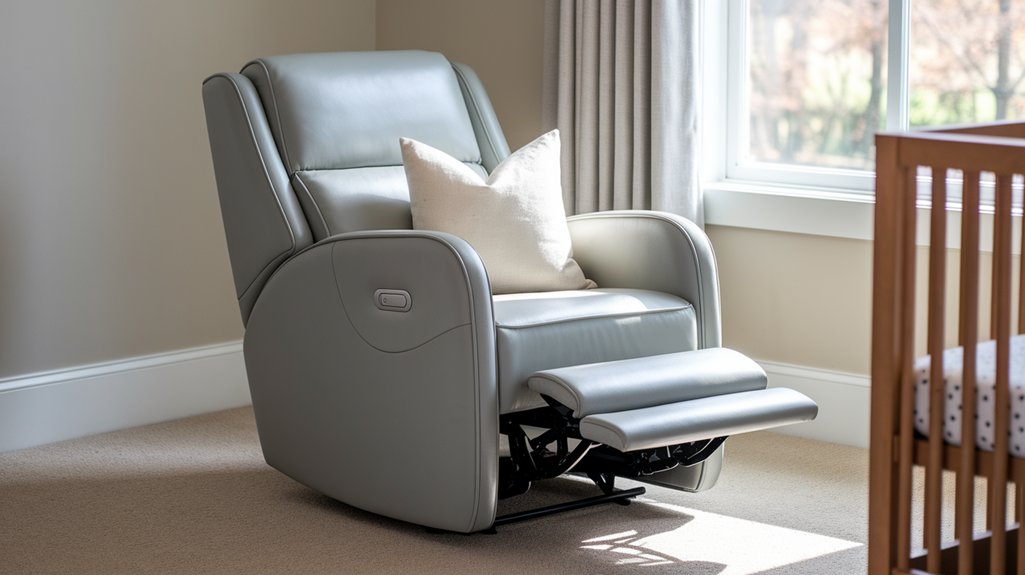 comfortable nursery seating option
