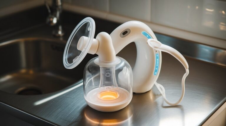 wearable heated breast pump